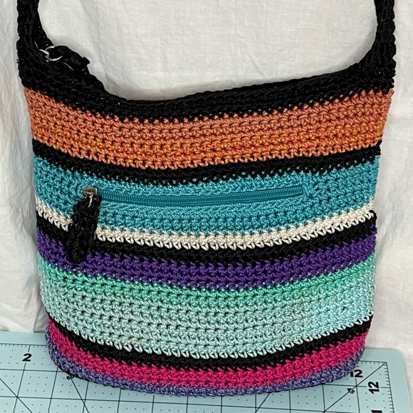 👛 THE SAK multicolor Crochet Crossbody Bag. 👛 - Picture 2 of 10